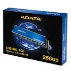UNIDAD DE ESTADO SOLIDO SSD INTERNO ADATA LEGEND 710 256GB M.2 2280 NVME PCIE GEN 3X4 LECT.2400 ESCRIT.1800 MBS PC LAPTOP MINIPC 3DNAND DISIPADOR (ALEG-710-256GCS)
