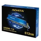 UNIDAD DE ESTADO SOLIDO SSD INTERNO ADATA LEGEND 710 512GB M.2 2280 NVME PCIE GEN 3X4 LECT.2400 ESCRIT.1800 MBS PC LAPTOP MINIPC 3DNAND DISIPADOR (ALEG-710-512GCS)