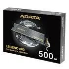UNIDAD DE ESTADO SOLIDO SSD INTERNO ADATA LEGEND 860 500GB M.2 2280 3DNAND PCIE GEN 4X4 LEC6000 EN PC/PORTATIL MBS LEC5000 EN PS5 ESC5000 MBS SLEG-860-500GCS