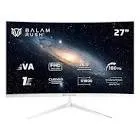 MONITOR GAMER BALAM RUSH ANDROMEDA MAG27Y / CURVO / 27 PULG / VA / FULL HD / 180 HZ / 1 MS / R1800 / VESA 100 / RGB / OVERCLOCK 200 HZ / FREESYNC / FLICKER FREE / LOW BLUE LIGHT / BLANCO / BR-942997