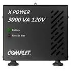REGULADOR ELECTRONICO DE VOLTAJE COMPLET MODELO X-POWER DE 3000VA/3000W A 120V