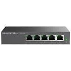 SWITCH GRANDSTREAM GWN7700P GIGABIT NO ADMINISTRABLE / 5 PUERTOS 10/100/1000 4 PUERTOS POE HASTA 30 W EN CADA PUERTO DE METAL