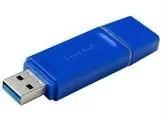 MEMORIA FLASH USB KINGSTON DATA TRAVELER EXODIA 64GB GEN 1 3.2 TIPO A AZUL KC-U2G64-7GB