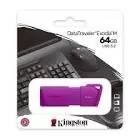 MEMORIA FLASH USB KINGSTON DATA TRAVELER EXODIA 64GB GEN 1 3.2 TIPO A MORADO NEON (KC-U2L64-7LP)