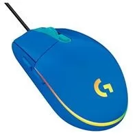 MOUSE GAMING LOGITECH G203 RGB LIGHTSYNC OPTICO USB ALAMBRICO 6 BOTONES PROGRAMABLES AZUL