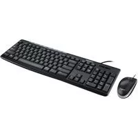 TECLADO Y MOUSE LOGITECH MK200 MULTIMEDIA ALAMBRICO USB (ESPAÑOL) NEGRO