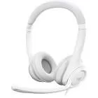 AUDIFONOS DIADEMA LOGITECH H390 SUPRESION DE RUIDO CONTROL DE VOLUMEN USB BLANCO